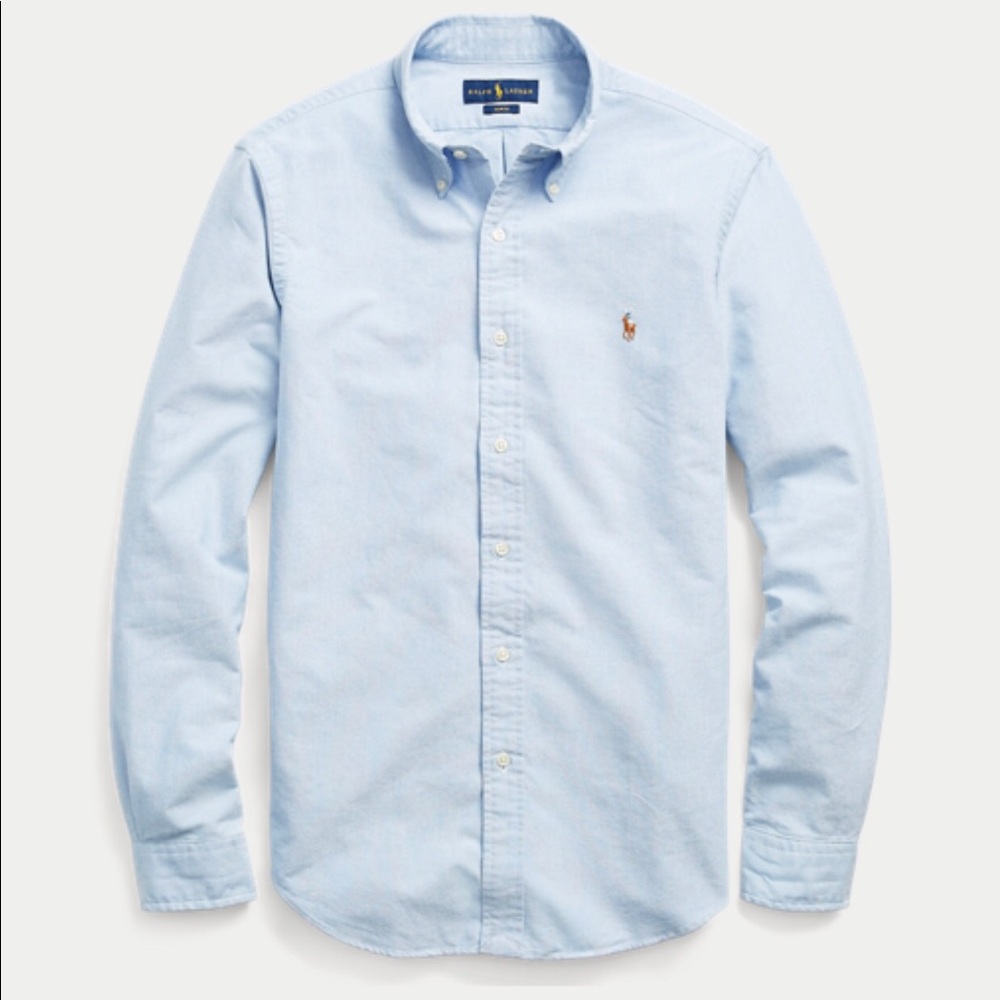 Ralph Lauren long sleeve button up Oxford shirt.